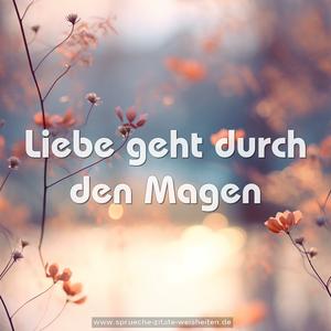 Liebe geht durch den Magen