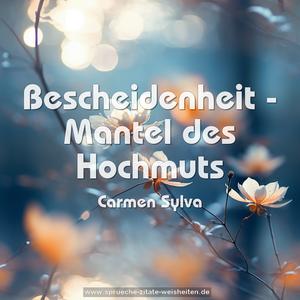 Bescheidenheit - Mantel des Hochmuts