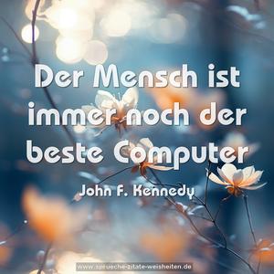 Der Mensch ist immer noch der beste Computer