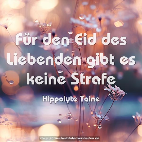 Für den Eid des Liebenden gibt es keine Strafe