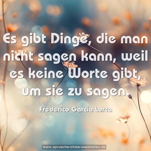 Es gibt Dinge, die man nicht sagen kann,
weil es keine Worte gibt, um sie zu sagen.